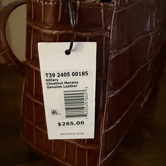 Brahmin Hillary Chestnut Marana Leather Women's Bag and Wallet NWT - Picture 6 of 12